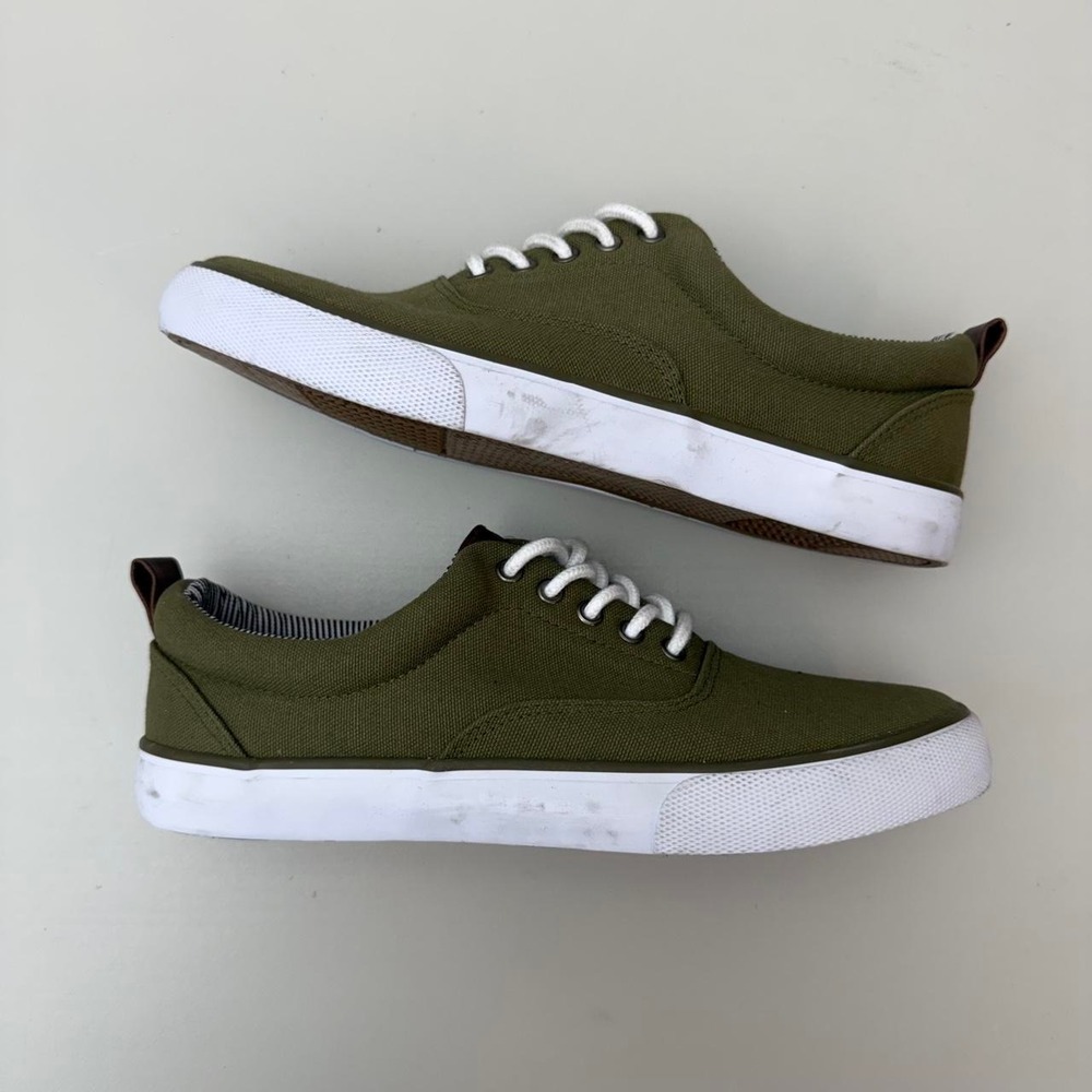 Goodfellow & Co. Olive green canvas sneakers Size 7